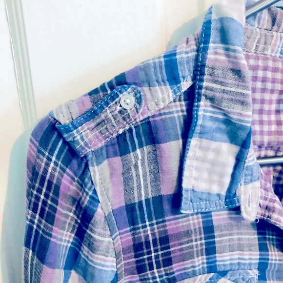 [H&M] Plaid Button-Down Shirt - Picture 4 of 7